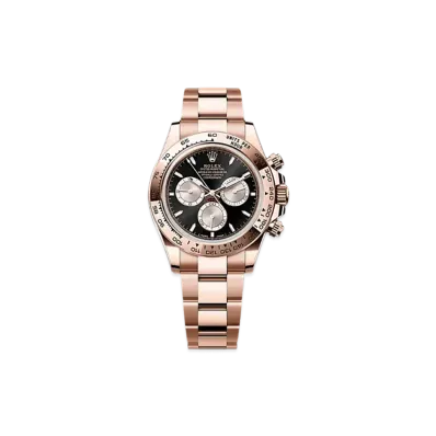 ROLEX Cosmograph Daytona 40mm Everose Gold 126505 "Bright Black/Sundust"