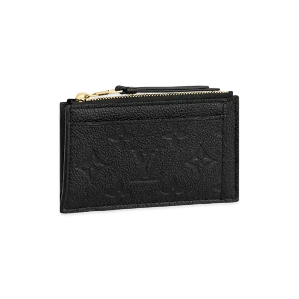 Louis Vuitton Monogram Empreinte Porte Cartes Zip "Noir"