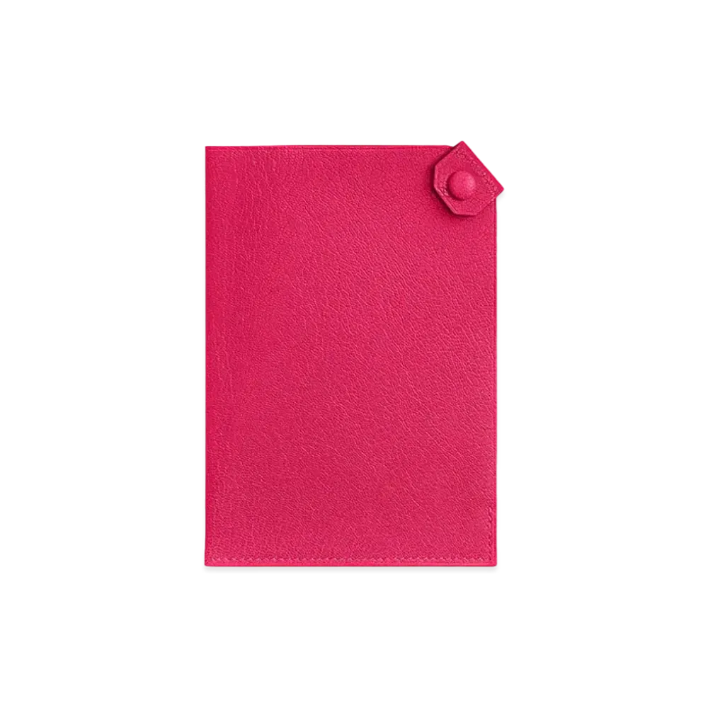 Hermes Tarmac Passport Holder "Rose Extrême"