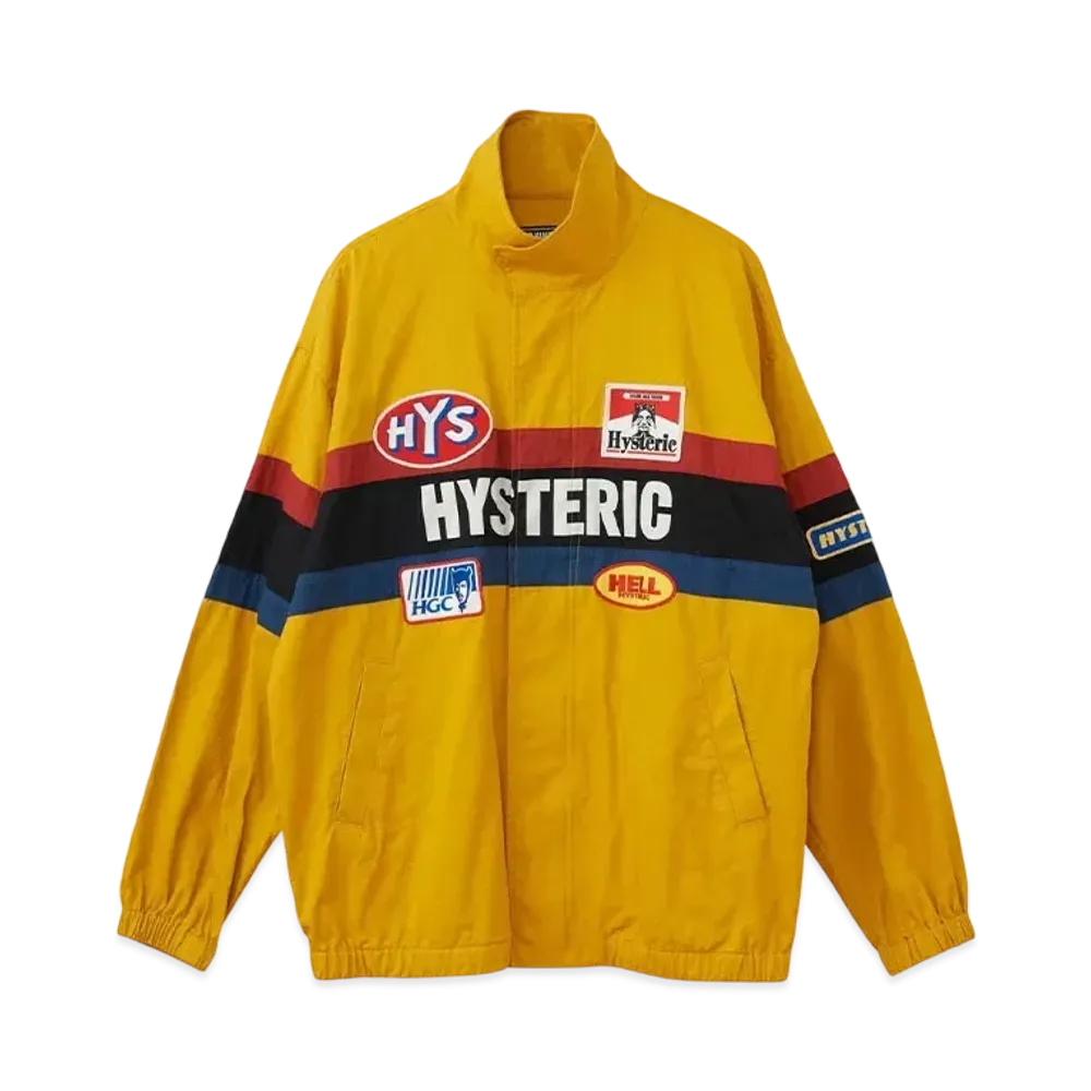 HYSTERIC GLAMOUR Hysteric Racing Jacket "Yellow"
