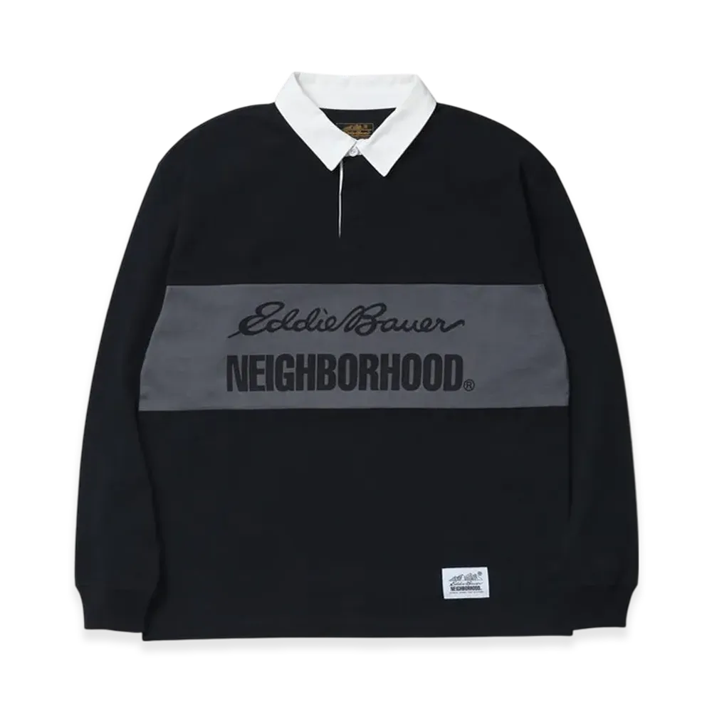 NEIGHBORHOOD x Eddie Bauer Rugby Shirt LS "Black"