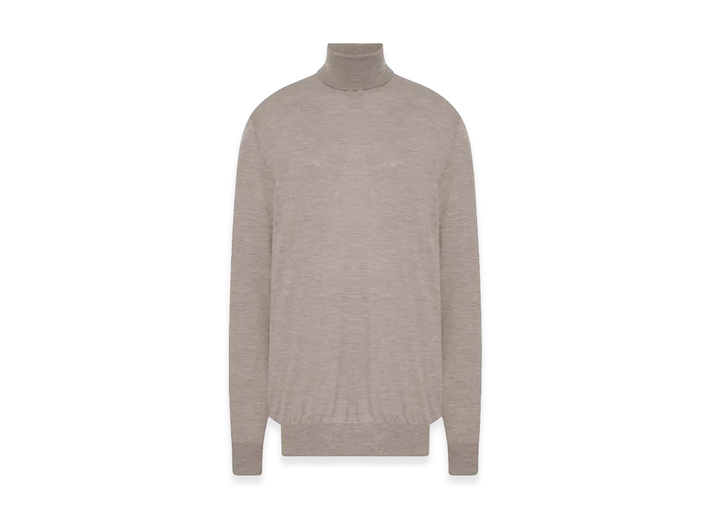 The Row Women's Nabari Cashmere Turtleneck "Beige Melange"