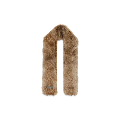 MM6 Maison Margiela Fakefur Scarf "Beige"