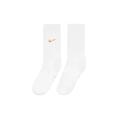 Nike x JACQUEMUS Orange Printed Socks "White"