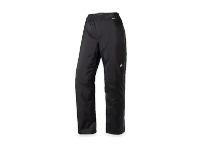 mont-bell Women's US Dry-Tec Rain Pants Full Zip "Black"