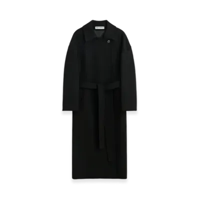 OUR LEGACY Women's Court Coat "Black Jumbo Bedford"