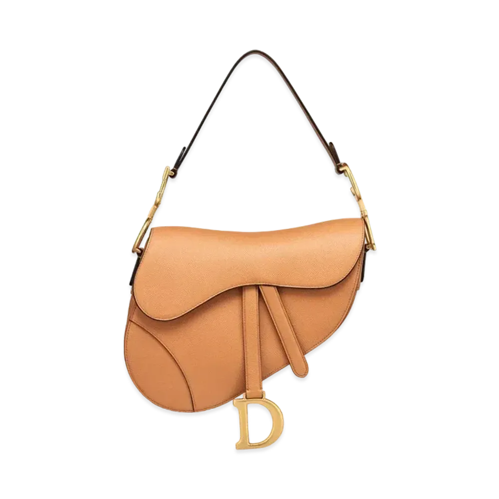Dior Saddle Bag Amber Grained Calfskin "Amber"