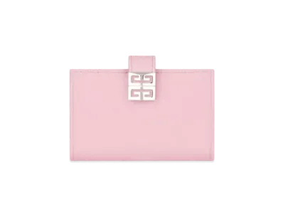 GIVENCHY 4G Cardholder in Box Leather "Baby Pink"
