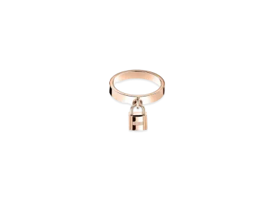 Hermes Kelly Clochette Ring MM "Pink Gold"