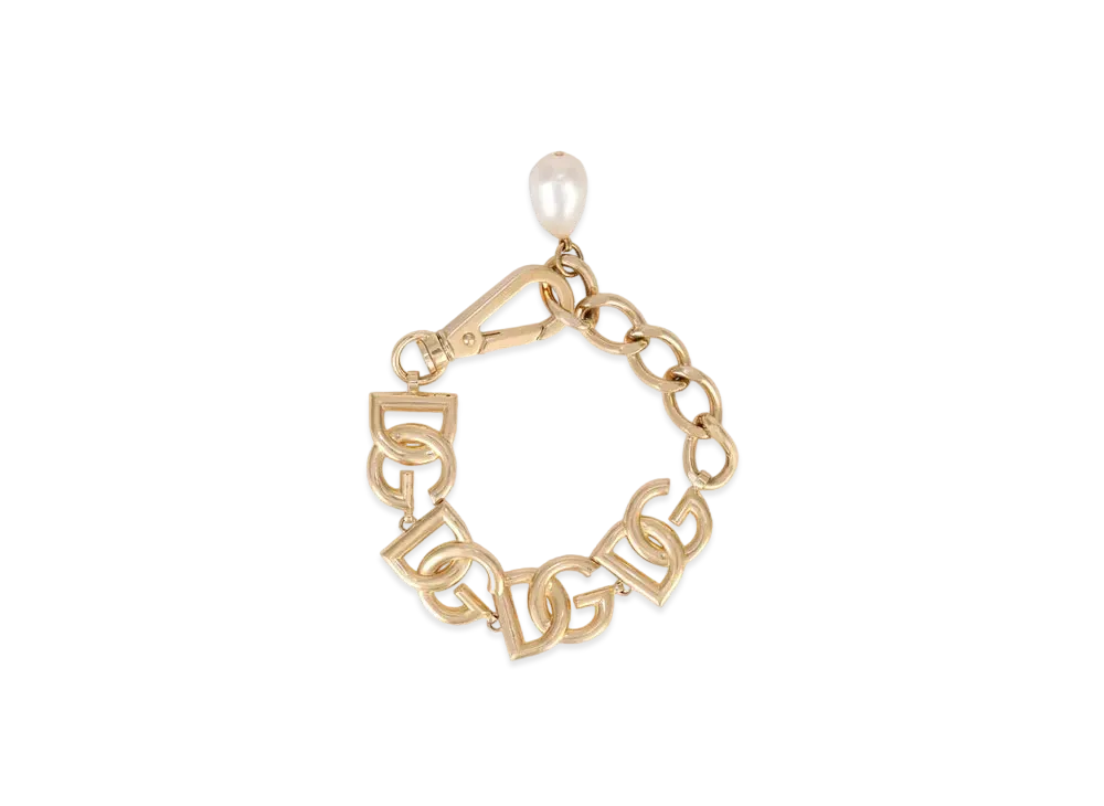 Dolce&Gabbana Link Bracelet With DG Multi-Logo "Gold"