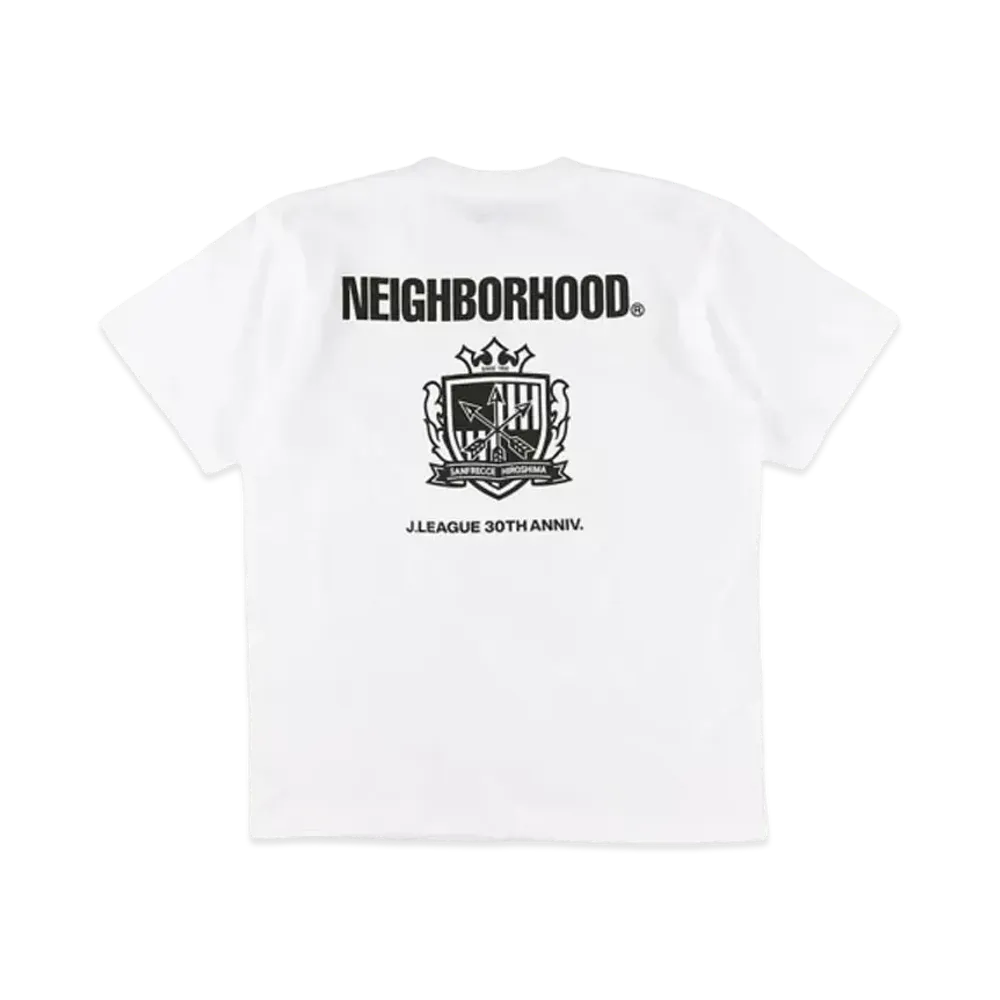 NEIGHBORHOOD x Sanfrecce Hiroshima F.C Collab Short Sleeved T-shirt "White"