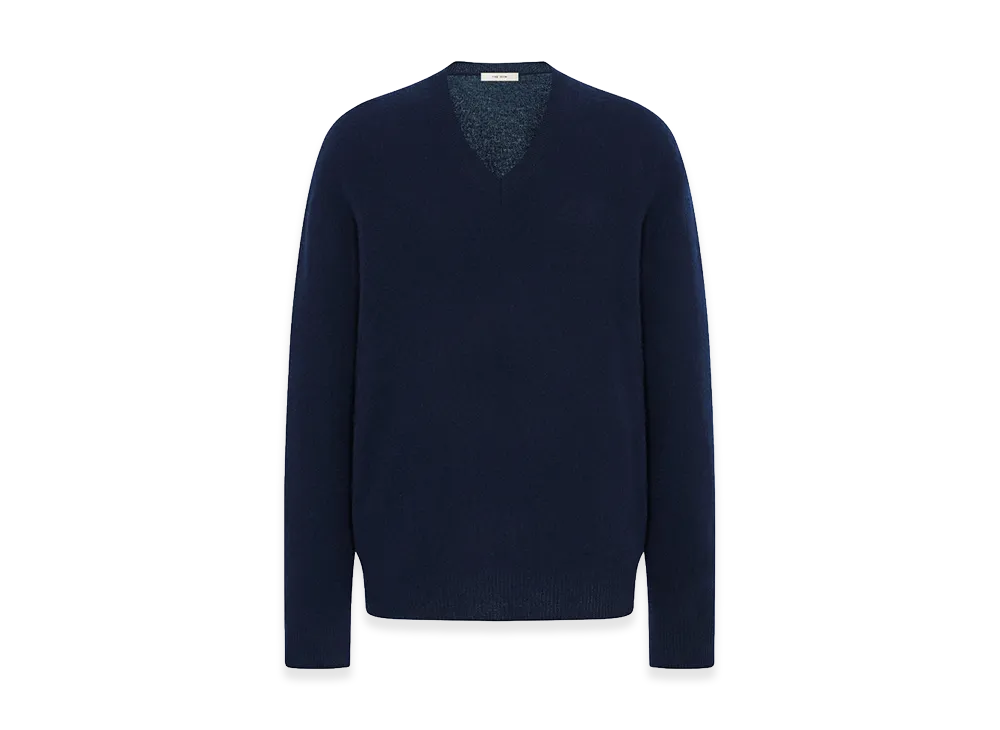 The Row Women's Numi Cashmere Sweater "Dark Navy"