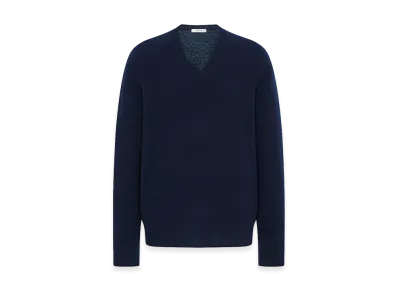 The Row Women's Numi Cashmere Sweater "Dark Navy"