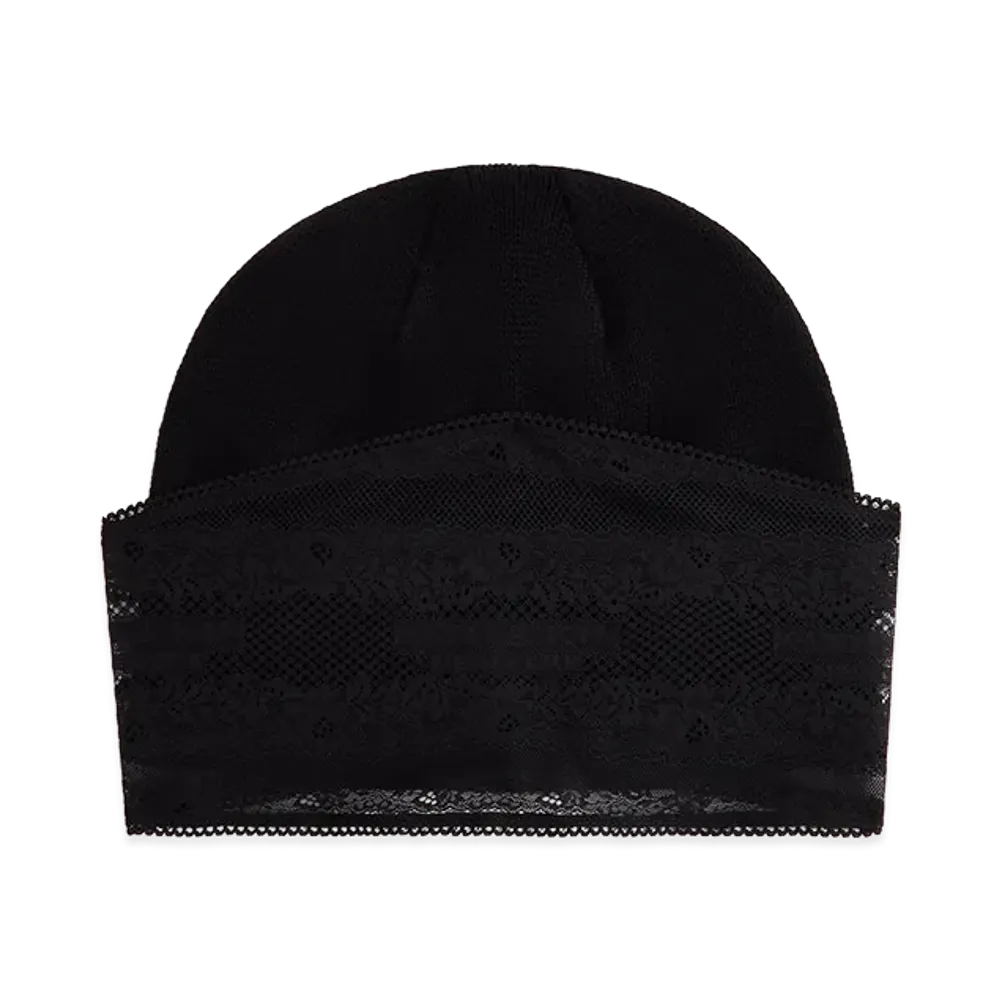 Kith x Lisa Women's Cuffless Beanie With Lace Veil "Black"