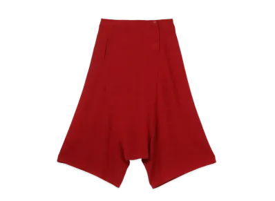 Yohji Yamamoto Y's RAYON/WOOL TWILL WAIST STRING SAROUEL PANTS "Red"