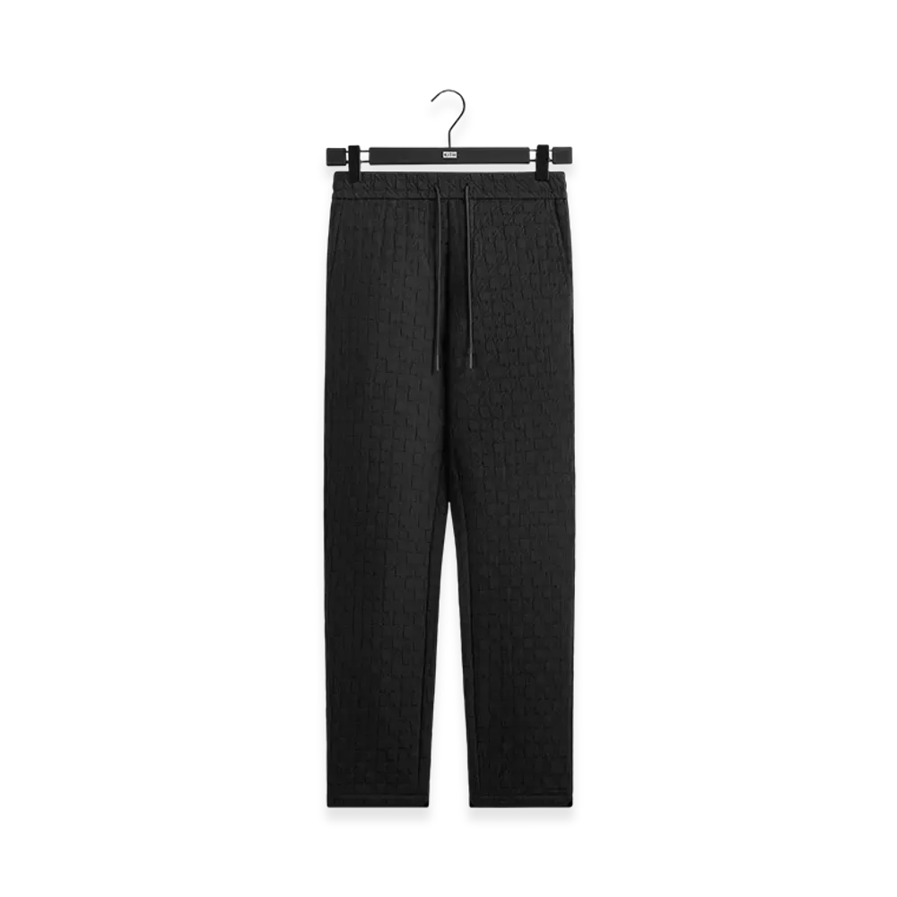 Kith Check Quilt Elmhurst Pant "Black"