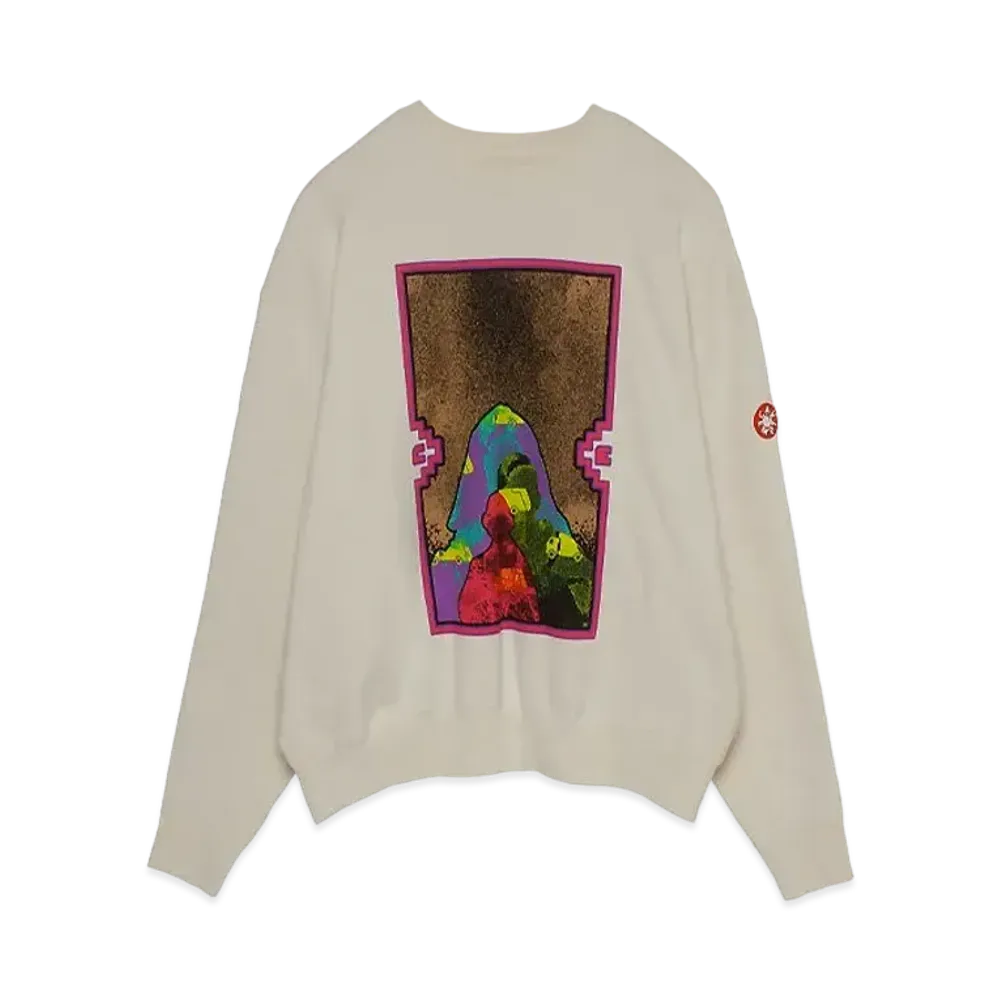 Cav Empt (C.E) FRAME CREW NECK "Beige"