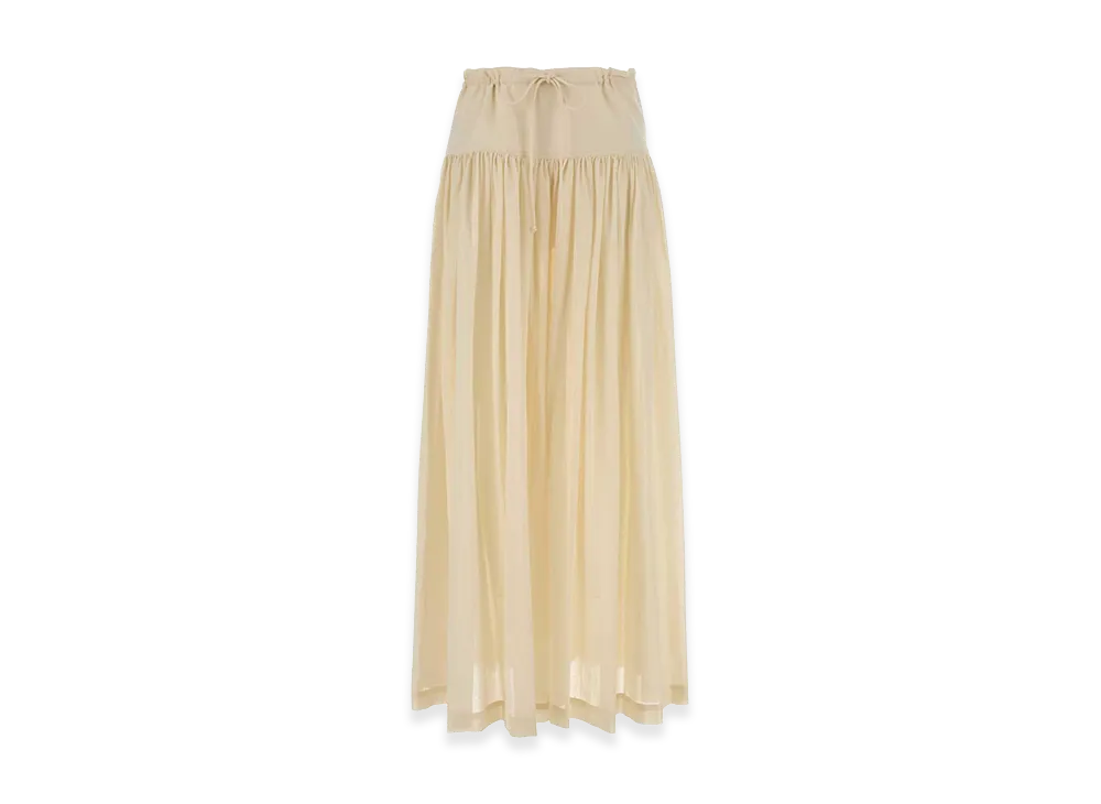 The Row Women's Cotton Berenice Wide-Leg Pant "Yellow/Cream"