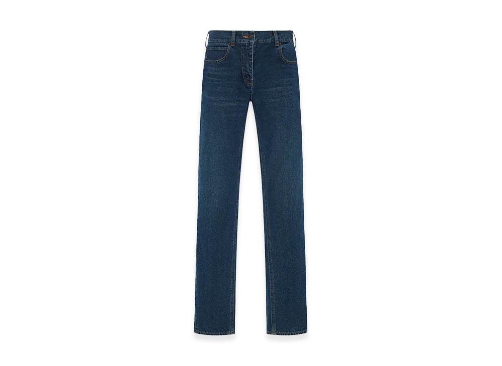 The Row Women's Bodhi Cotton Jeans "Indigo"