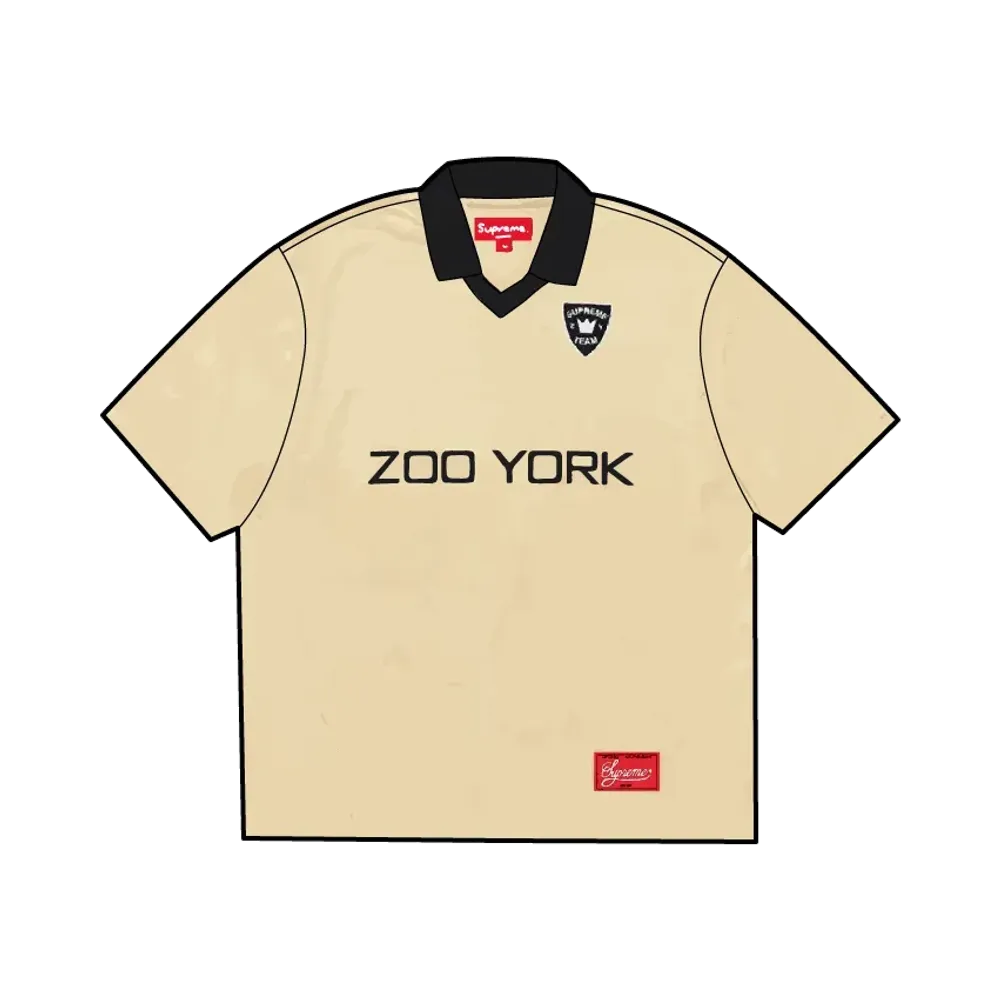 Supreme x Zoo York Soccer Jersey "Gold"