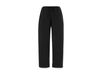 The Row Women's Poplin Wide-Leg Delano Pant "Black"
