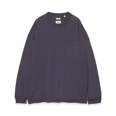nanamica OOAL L/S Pocket Tee "Vintage Navy"