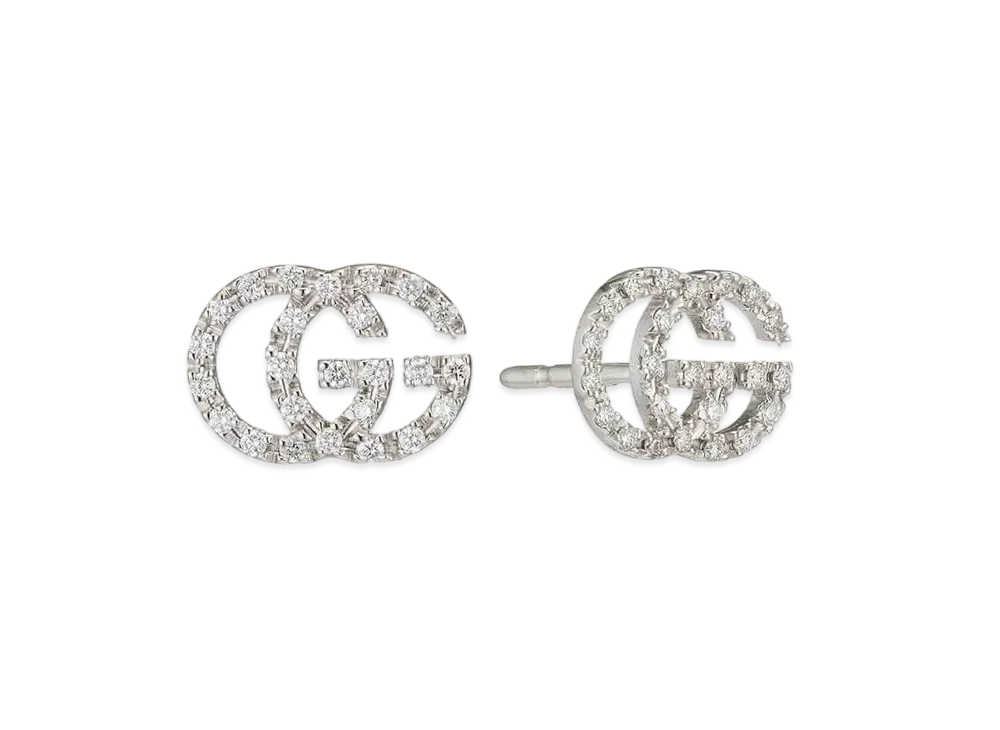 GUCCI GG TISSUE Rivet Earrings