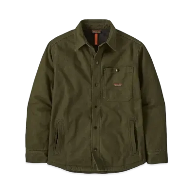 Patagonia Men's Iron Forge Fleece Lined Jac Shirt "Needle Green"