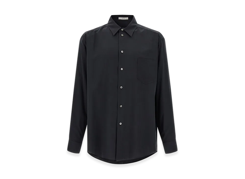 The Row 'Briar' Shirt "Black"