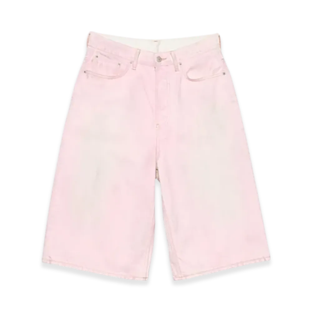 Acne Studios Denim shorts - Loose fit "Pale Pink"