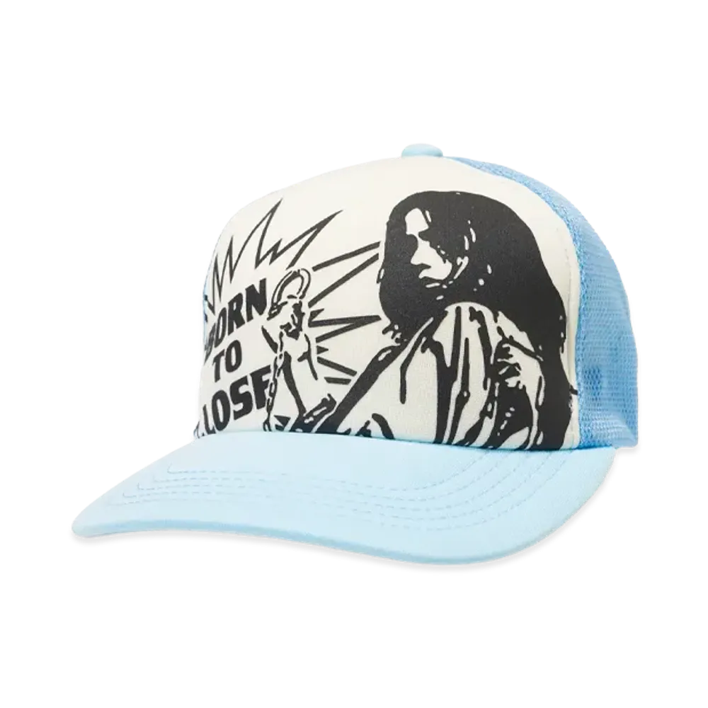 HYSTERIC GLAMOUR Born To Lose Mesh Cap "Blue"