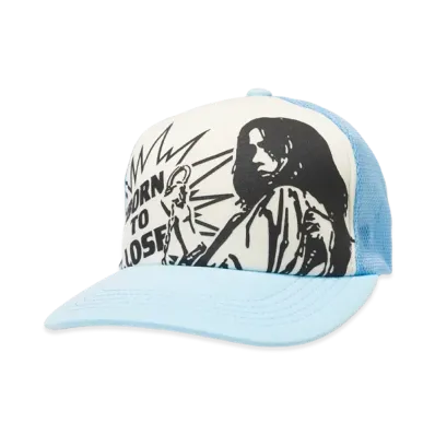 HYSTERIC GLAMOUR Born To Lose Mesh Cap "Blue"