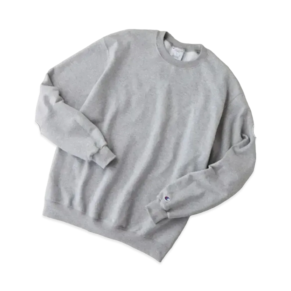 Champion Oversized Pullover Crew Neck Sweatshirt "Gray"