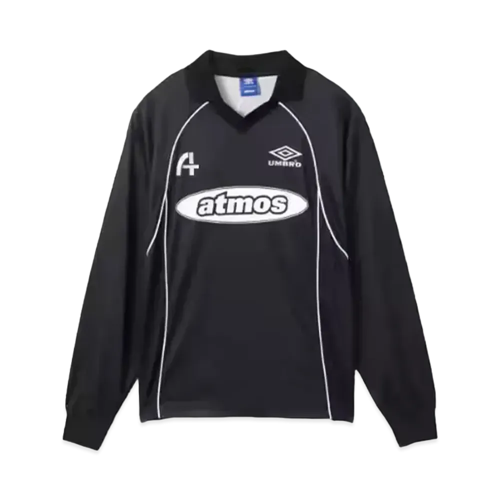 atmos x UMBRO LS Soccer Jersey "Black"
