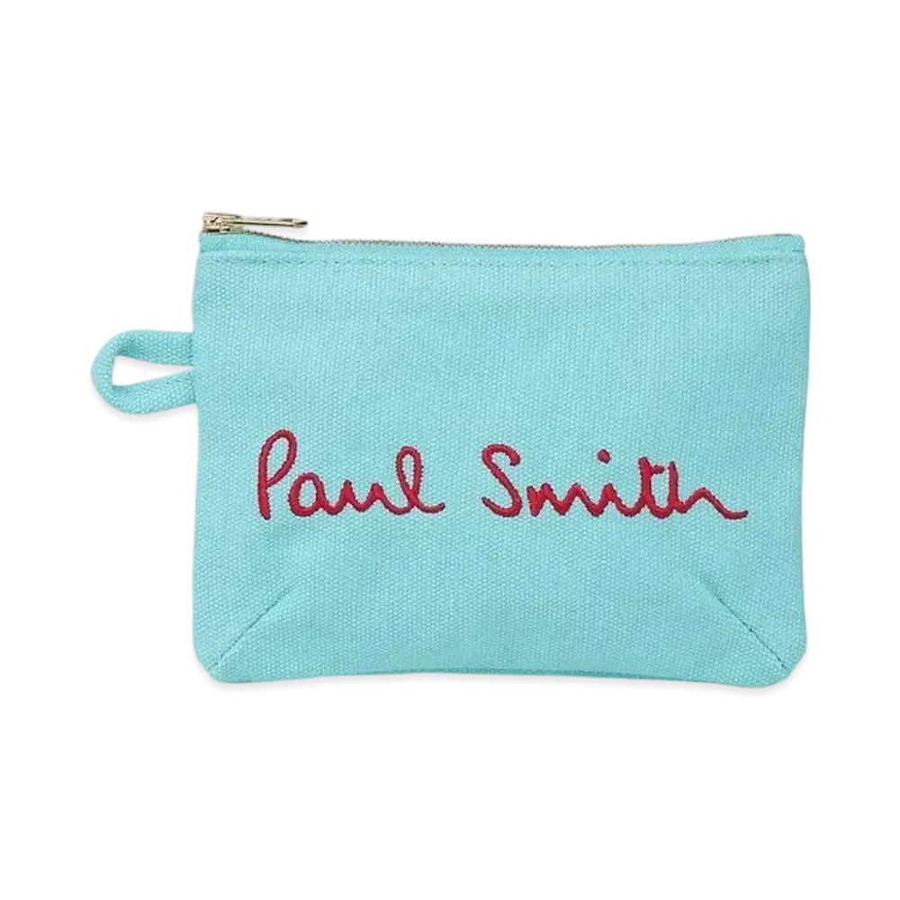 Paul Smith Logo Pop Color Pouch "MintGreen"