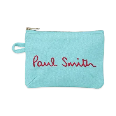 Paul Smith Logo Pop Color Pouch "MintGreen"
