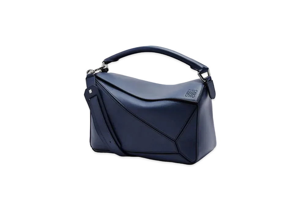 LOEWE Puzzle Bag In Classic Calfskin "Ocean"