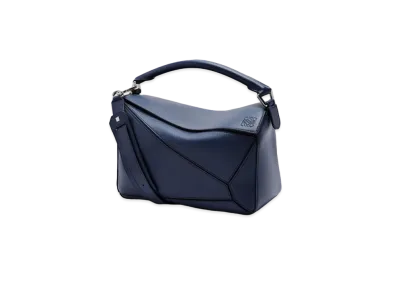 LOEWE Puzzle Bag In Classic Calfskin "Ocean"