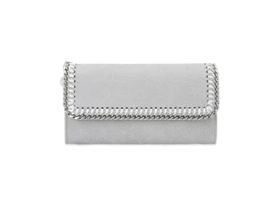 STELLA McCARTNEY Farabela Continental Wallet "Light Gray"