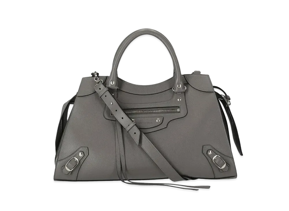 BALENCIAGA Neo Classic Medium Top Handle Bag "Dark Grey"