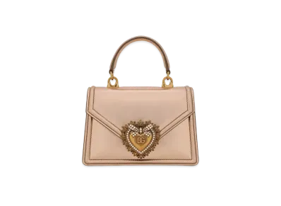 Dolce&Gabbana Divourt Bag Small Moldoren Papa Leather "Orange"