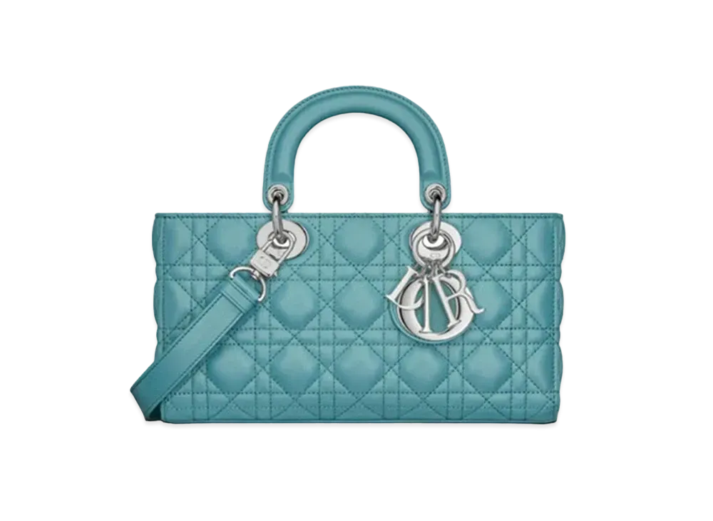 Dior Lady D-Joy Bag Cannage Lambskin "Azur Blue"