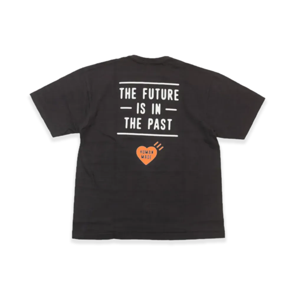 HUMAN MADE Stores Exclusive Heart Pocket T-Shirt Shibuya Parco "Black/Orange"