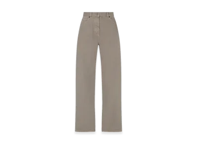 The Row Women's Finbar Cotton Jeans "Smoke Grey"