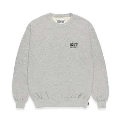 WACKO MARIA Middle Weight Sweat Shirt "Gray"