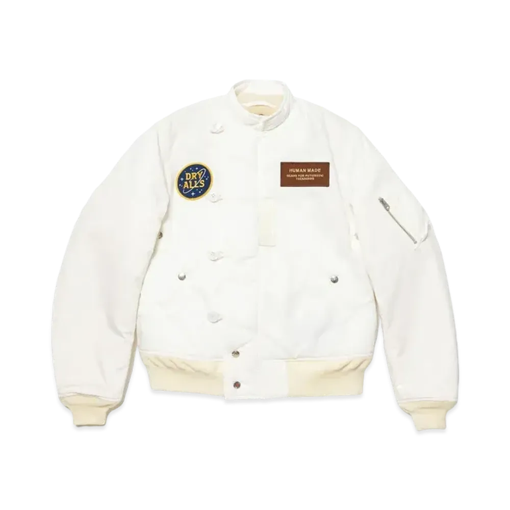 HUMAN MADE Flight Jacket "White"