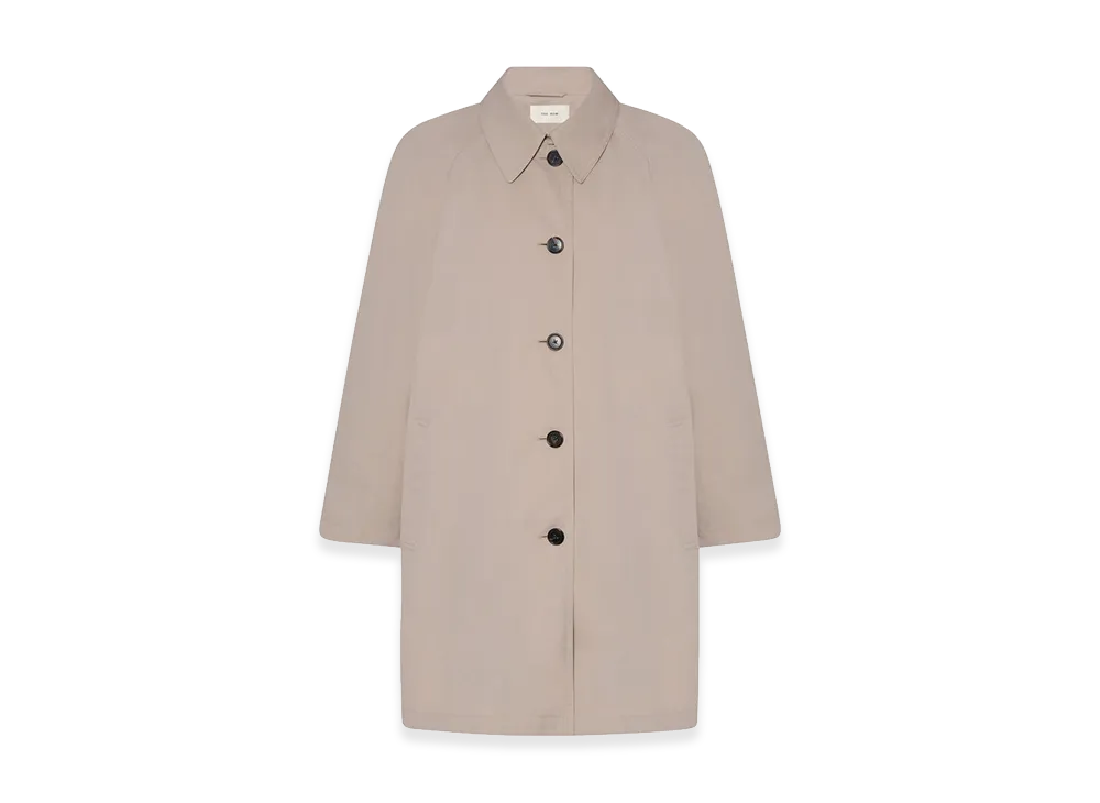 The Row Women's Hawkins Cotton and Polyester Coat "Beige"