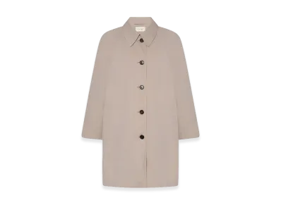 The Row Women's Hawkins Cotton and Polyester Coat "Beige"