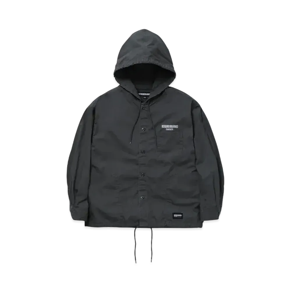 NEIGHBORHOOD Hooded Shirt LS "Gray"