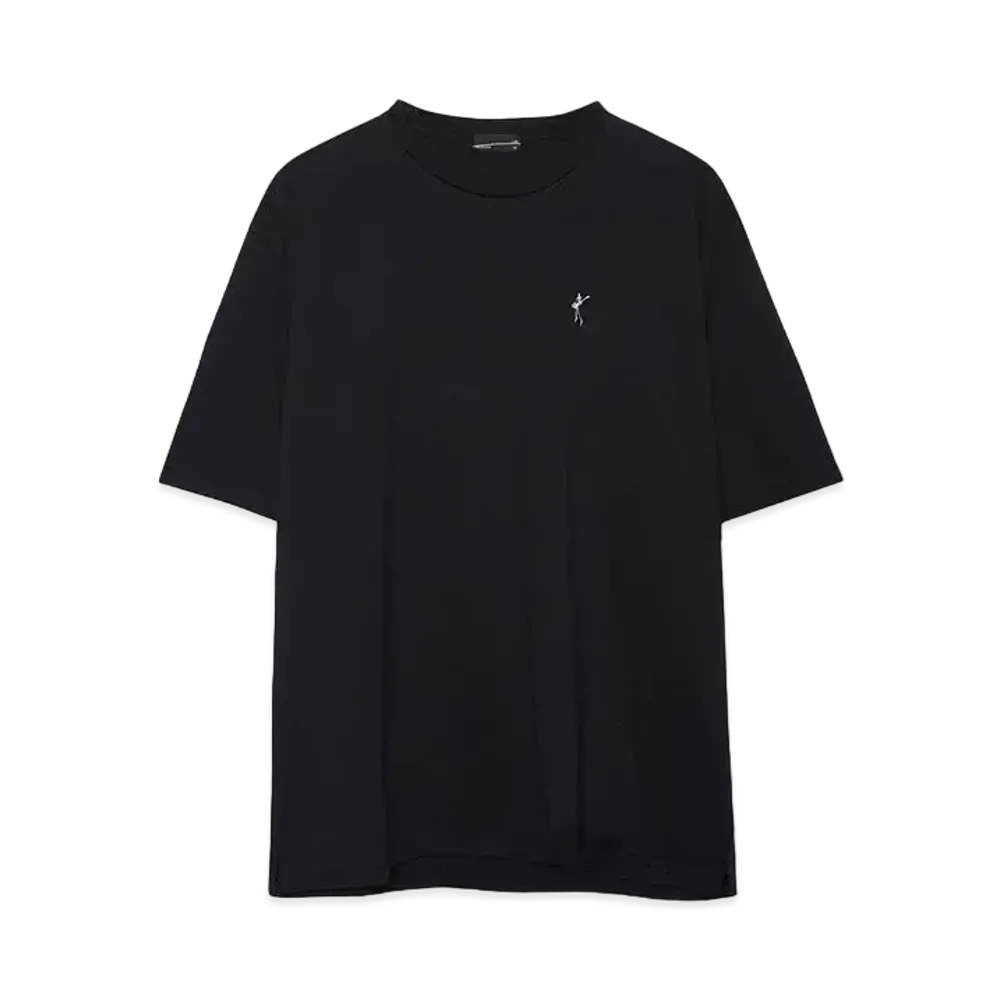 LAD MUSICIAN PERMANENT ROCKER EMBROIDERY T "BLACK"